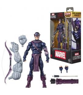 Figura hasbro marvel legends series build a figure marvel's box dark avengers hawkeye