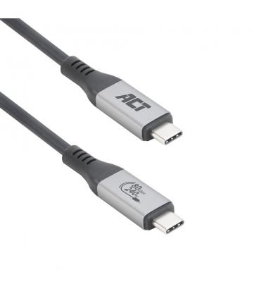 Cable usb4 act connectivity 80 gbps thunderbolt 5 - 240 w - usb type - c - certificado por usb - if - 1 -5 m.