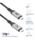Cable usb4 act connectivity 80 gbps thunderbolt 5 - 240 w - usb type - c - certificado por usb - if - 1 -5 m.