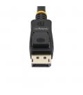 Cable displayport 4k x 2k startech 1.8m - macho - macho - negro