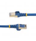 Cable de red startech latiguillo rj45 stp cat6a 3m azul