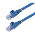 Cable de red startech latiguillo rj45 lszh u - utp cat6 3m azul