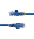 Cable de red startech latiguillo rj45 lszh u - utp cat6 3m azul
