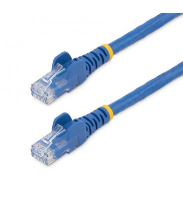 Cable de red startech latiguillo rj45 utp cat6 5m azul