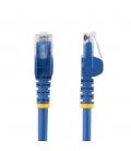 Cable de red startech latiguillo rj45 utp cat6 5m azul