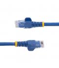 Cable de red startech latiguillo rj45 utp cat6 5m azul