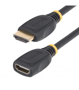Cable hdmi 4k startech 0.5m - macho - hembra - negro