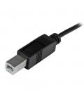 Cable usb tipo c a usb tipo b startech 1m - macho - macho - negro