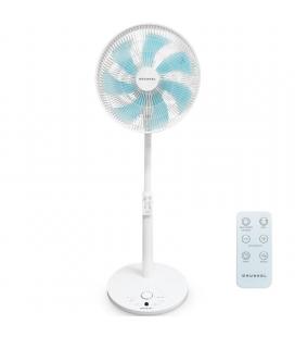 Ventilador de pie grunkel fs-14t/ 25w/ 7 aspas 35cm/ 12 velocidades