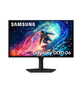 Monitor gaming samsung odyssey oled g6 g61sh s27hg612su 27'/ qhd/ 0.03ms/ 240hz/ qd-oled/ regulable en altura/ negro
