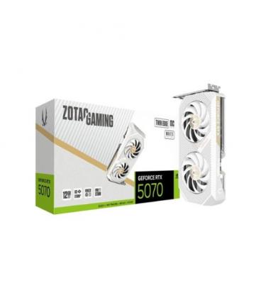 Tarjeta grafica zotac rtx 5070 twin edge oc 12gb gddr7 white - 3x dp - 1x hdmi pci express 5.0