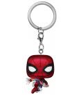 Pop keychain: spider - man bnd - spider - man (metallic)