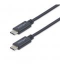 Cable usb tipo c startech 1m - macho - macho - negro