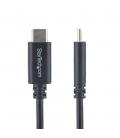 Cable usb tipo c startech 1m - macho - macho - negro