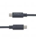 Cable usb tipo c startech 1m - macho - macho - negro