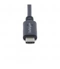 Cable usb tipo c startech 1m - macho - macho - negro