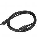 Cable usb tipo c startech 1m - macho - macho - negro