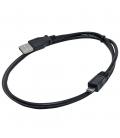 Cable usb tipo a a micro usb tipo b startech 1m - macho - macho - negro