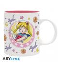 Taza sailor moon luna y patch 320 ml