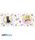 Taza sailor moon luna y patch 320 ml