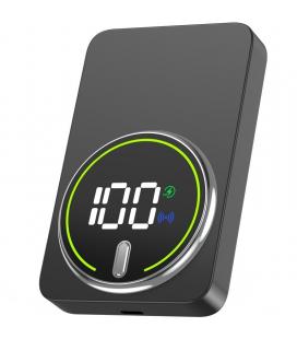Powerbank 10000mah leotec lepoww20w10k/ 20w/ wireless/ negra/ incluye cable usb tipo-c