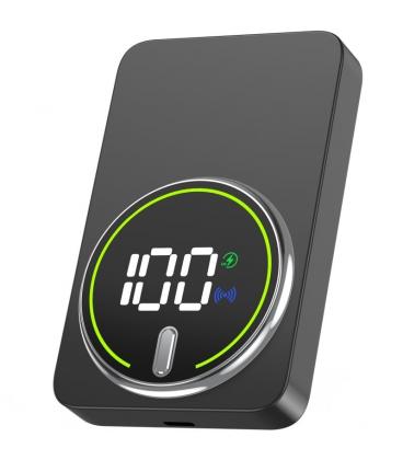 Powerbank 10000mah leotec lepoww20w10k/ 20w/ wireless/ negra/ incluye cable usb tipo-c