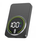 Powerbank 10000mah leotec lepoww20w10k/ 20w/ wireless/ negra/ incluye cable usb tipo-c