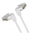 Cable de red rj45 utp vention ibowi cat.6a/ 3m/ cabeza rotatoria 360º/ blanco