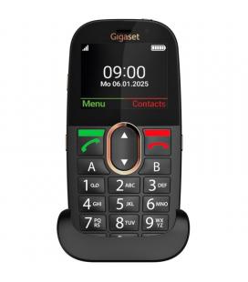 Teléfono móvil gigaset gl695 para personas mayores/ 4g/ negro