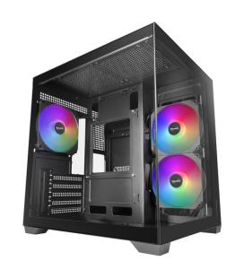 Caja ordenador mars gaming mc - view3 matx argb cristal templado negra