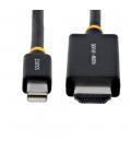 Cable mini dp a hdmi startech 1m - macho - macho - negro