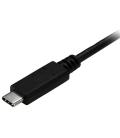Cable usb tipo c a usb tipo a startech 1m - macho - macho - negro
