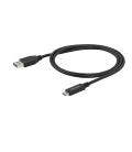 Cable usb tipo c a usb tipo a startech 1m - macho - macho - negro