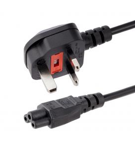Cable bs1363 a c5 startech 1m - macho - hembra - negro