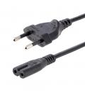 Cable cee7 - 16 a c7 startech 1m - macho - hembra - negro