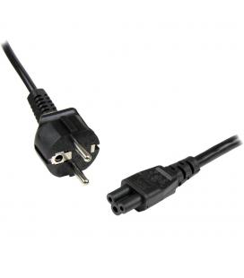 Cable schuko a c5 startech 1m - macho - hembra - negro