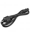 Cable schuko a c5 startech 1m - macho - hembra - negro