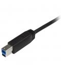 Cable usb tipo c a usb tipo b startech 2m - macho - macho - negro