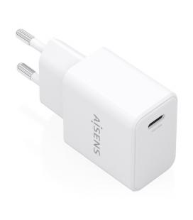 Cargador de pared gan aisens a110-1023/ 1xusb tipo-c/ 20w/ blanco