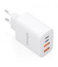 Cargador de pared gan aisens a110-1027/ 2xusb tipo-c/ 2xusb/ 32w/ blanco