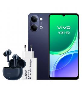 Vivo y21 5g 4gb(+4) 256gb black cargador + auric.