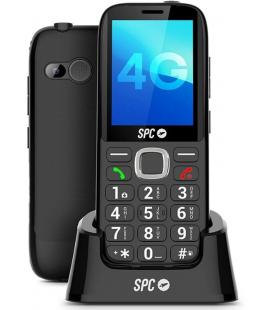 Teléfono móvil spc fortune 2 max 4g para personas mayores/ negro