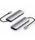 Docking usb tipo-c vention tqlhb/ 1xhdmi 4k/ 3xusb/ 1xusb tipo-c pd/ 1xrj45/ 1xjack 3.5mm/ 1xlector de tarjetas/ gris
