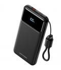 Powerbank 10000mah vention xgyb0-39-ty/ 22.5w/ negro/ incluye cable usb tipo-c