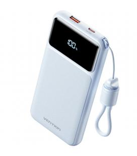 Powerbank 10000mah vention xgyl0-39-ty/ 22.5w/ azul/ incluye cable usb tipo-c