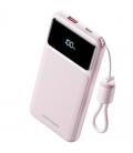 Powerbank 10000mah vention xgyp0-39-ty/ 22.5w/ rosa/ incluye cable usb tipo-c