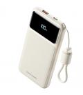 Powerbank 10000mah vention xgyw0-39-ty/ 22.5w/ blanca/ incluye cable usb tipo-c