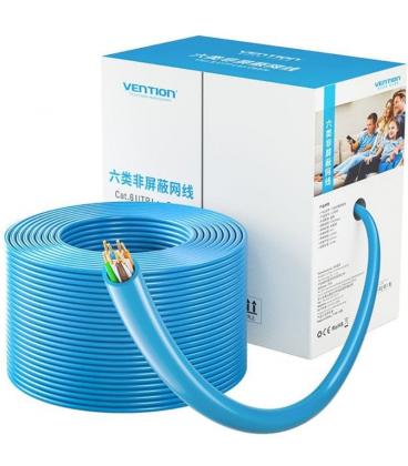 Bobina de cable rj45 utp vention ihbl305 cat.6/ 305m/ azul