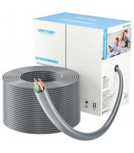 Bobina de cable rj45 utp vention ijch305 outdoor patch cat.5e/ 305m/ gris