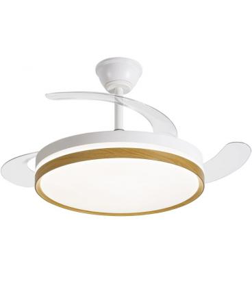Ventilador de techo daewoo con aspas retráctiles dw5010/ 30w/ 3 aspas/ 6 velocidades
